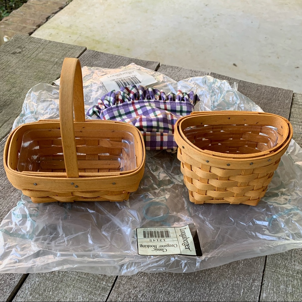 Longaberger Baskets, Oregano and Parsley Booking Baskets - Picture 4 of 7